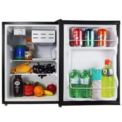 Koolatron Black 2.56-cu.ft. (70L) Compact Fridge With Freezer