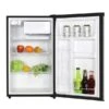 Koolatron Stainless Steel 4.4-cu.ft. (124 L) Compact Fridge With Freezer