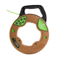 Southwire SIMpull 4.5-mm 125-ft Fish Tape With Non Conductive Tip And Large Case