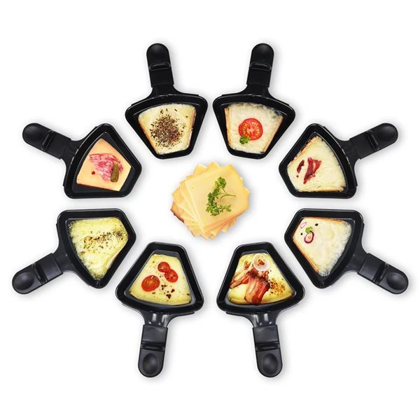 Total Chef 8-Person Raclette And Fondue Set With Granite Grill Stone - Image 3