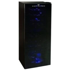 Koolatron 50-Bottle Dual Zone Wine Cooler Freestanding Wine Fridge