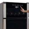 Koolatron 29-Bottle Dual Zone Wine Cooler Freestanding Wine Fridge