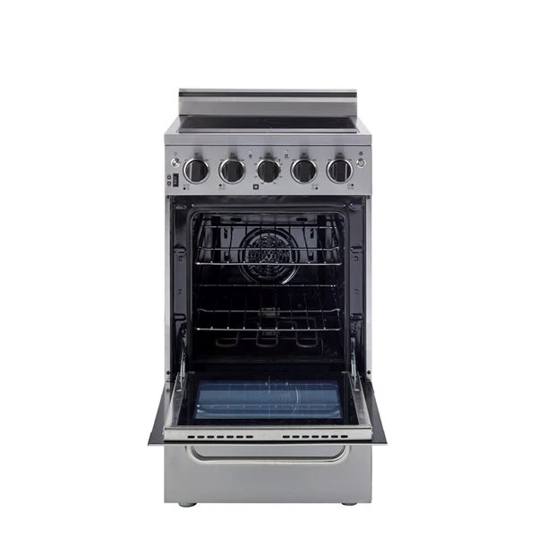 Unique Prestige 20-in 1.6 Cu. Ft. Freestanding Electric Range With Convection Oven - Image 4