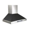 KUCHT 36-in Ducted Black Wall-Mounted Range Hood