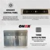 Onex 36-in 900 CFM Stainless Steel Under Cabinet Range Hood