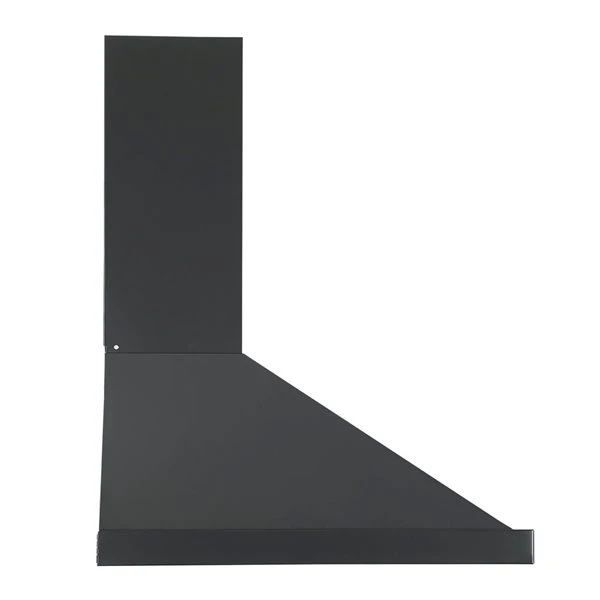 Ancona 24-in 280 CFM Matte Black Convertible Wall Mount Pyramid Range Hood With Charcoal Filter Included - Image 4