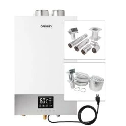 Onsen 14L 3.7-gal./min 97,000-BTU Indoor Liquid Propane Tankless Water Heater W/ Vent & Air Intake Kits