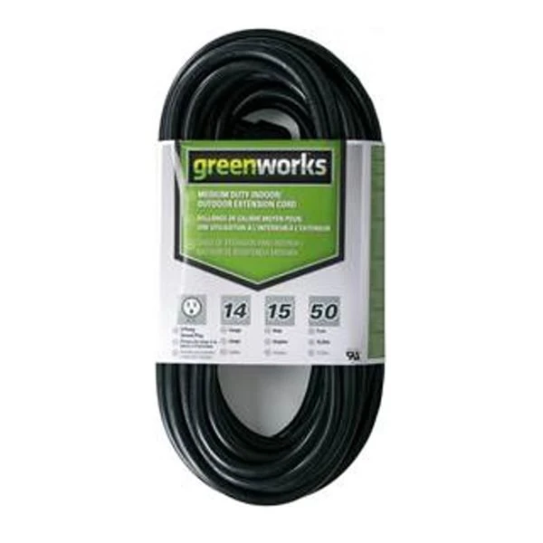 Greenworks Indoor/Outdoor Extension Cord ECOA010 50-ft