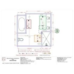 WarmlyYours Floor Heating Kit Of 3 Mats With WiFi Thermostat - 120-V - 35-ft²
