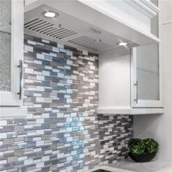 Cosmo 30-in Stainless Steel Insert Range Hood With Push Button Controls