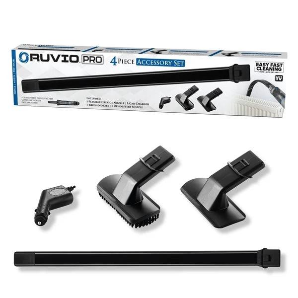 Ruvio Pro 4-piece Handheld Vacuum Attachment Kit