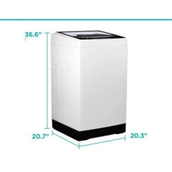 Black & Decker BLACK+DECKER 1.7-cu. Ft White Portable Top-load Washer
