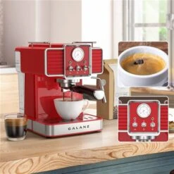 Galanz Retro Red Espresso Machine