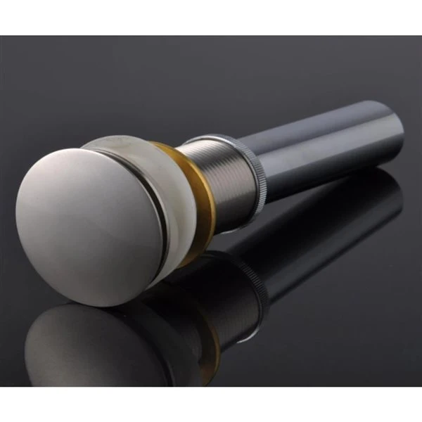 Drop Bath And Kitchen Chrome Brass Sink Drain Without Overflow - Image 4