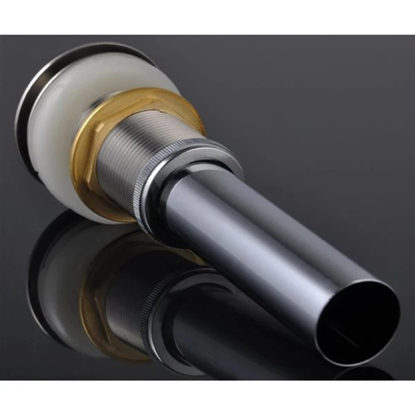 Drop Bath And Kitchen Chrome Brass Sink Drain Without Overflow - Image 2
