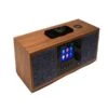 Grace Digital Mondo Elite Duo Radio And Bluetooth Speaker - Walnut