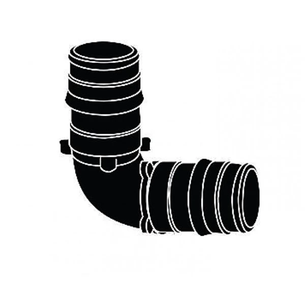 Plumbing N Parts 0.5-in W Black Cold-Expanded Polymer Blend 90° Elbow, Pack Of 10 - Image 2