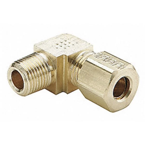 Plumbing N Parts 0.375-in W Rough Brass Compression 90° Adapter, Pack Of 10 - Image 2