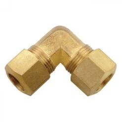 Plumbing N Parts 0.25-in W Rough Brass Compression 90° Elbow, Pack Of 10