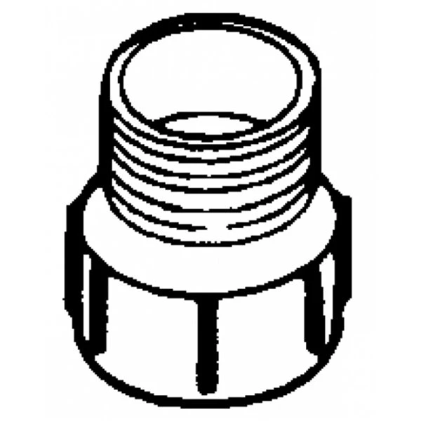 Plumbing N PartsĀ 1.5-in W ABS Male Adapter, Pack Of 10 - Image 2