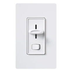Lutron Skylark 150-Watt Single-Pole/3-Way White Light Dimmer Switch LED Compatible (1-Pack)