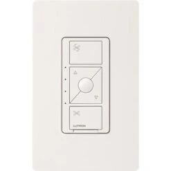 Lutron Caseta Wireless 4-speed 1.5 White Touch Fan Control