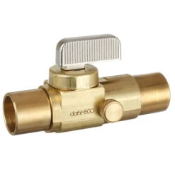 In-line Stop Valve With Drain