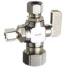 Dual Outlet Straight Valve - 5/8" X 3/8" X 3/8" COMP