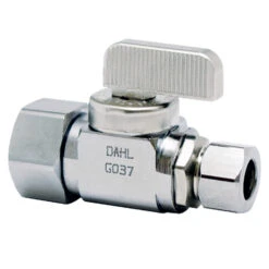 Dahl Supply Stop Straight Valve - 5/8" X 3/8" COMP
