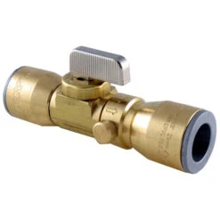 In-line Stop And Isolation Valve With Drain