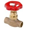Dahl ECO Compression Stop Valve - Lead-Free - Rough Brass Finish - 1/2-in Dia X 1/2-in Dia