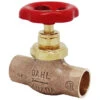 Dahl ECO Compression Stop Valve - Lead Free Brass - Rough Finish - Multi-Turn - Straight