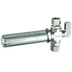 Dahl Chrome Straight Valve With Integrated Water Hammer Arrester