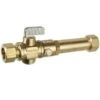 5/8-in Dia. Brass Compression Quarter Turn Straight Valve