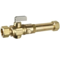 5/8-in Dia. Brass Compression Quarter Turn Straight Valve