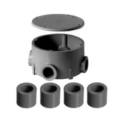 Kraloy Octogonal PVC Outlet Box 4-in X 1/2-in