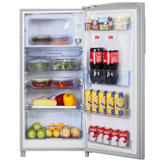 Hisense Compact 6.3-cu.ft. Refrigerateur - 20-in W X 50.4-in H - Brushed Stainless Steel - Image 2
