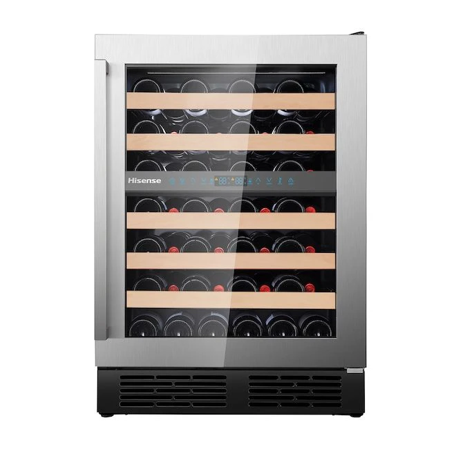 Hisense 46-Bottle Stainless Steel 4.9-ft³ Wine Cooler - Image 5