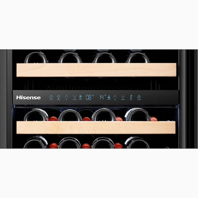 Hisense 46-Bottle Stainless Steel 4.9-ft³ Wine Cooler - Image 4