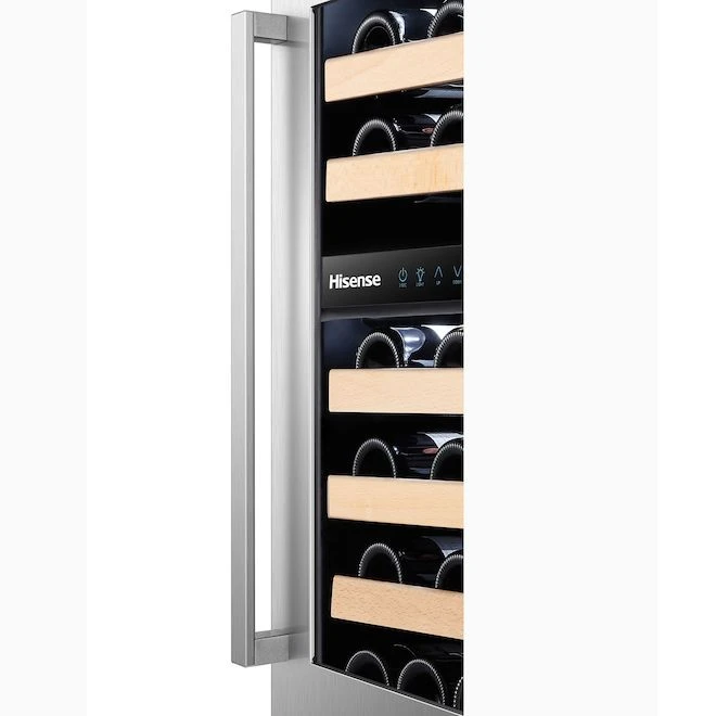 Hisense 46-Bottle Stainless Steel 4.9-ft³ Wine Cooler - Image 2