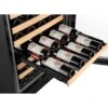 Hisense 54-Bottle Stainless Steel 5.4-ft³ Wine Cooler