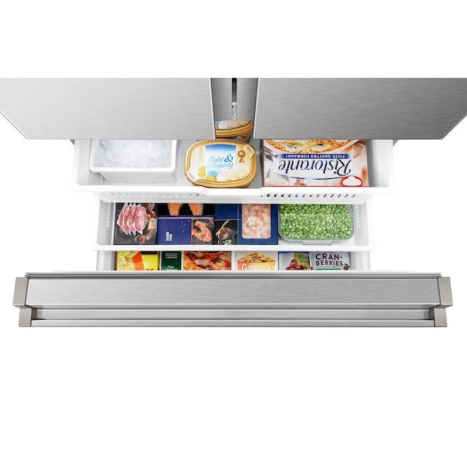 Hisense 36-in Stainless Steel 22.4-ft³ French Door Refrigerator With External Water Dispenser - Image 2