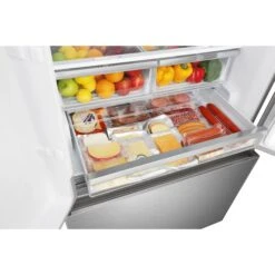 Hisense 36-in Stainless Steel 26.6-ft³ French Door Refrigerator With Ice Dispenser