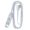 Woods Extension Cord - Interior - 125 V - 6.5-ft - White
