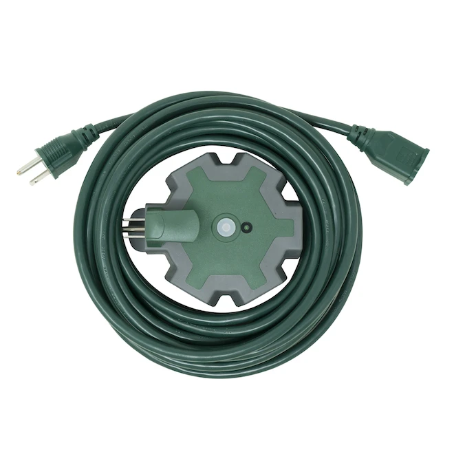 Yard Master Outdoor Cord 25-ft Green