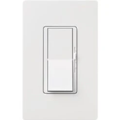 Lutron Diva 0-Switch 1.5-amp Single Pole White Indoor (control) Light Switch