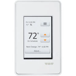 Ditra-Heat Touch Screen Thermostat - 3.5" X 6" - PVC - White