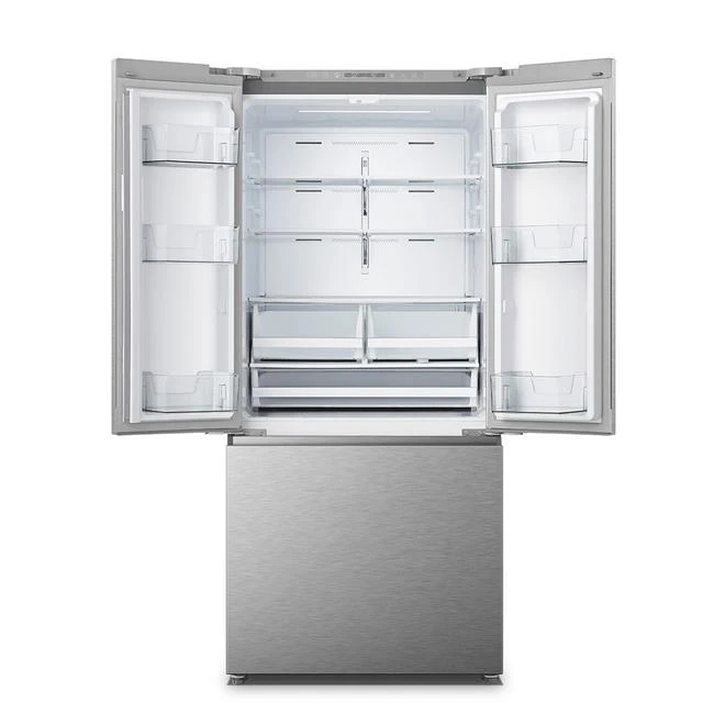 Hisense French Door Refrigerator - 20.8-cu Ft - 30-in - Stainless Steel - Image 4