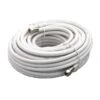 Zenith 50-ft White 18-AWG RG6 Coaxial Cable