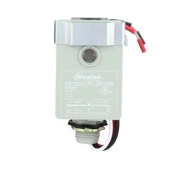 Westek Outdoor Wire-In Dusk To Dawn Swivel Mount Light Control - Grey